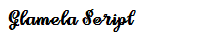 Glamela Script